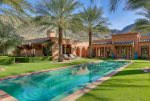 Beautiful pool looking towards residence